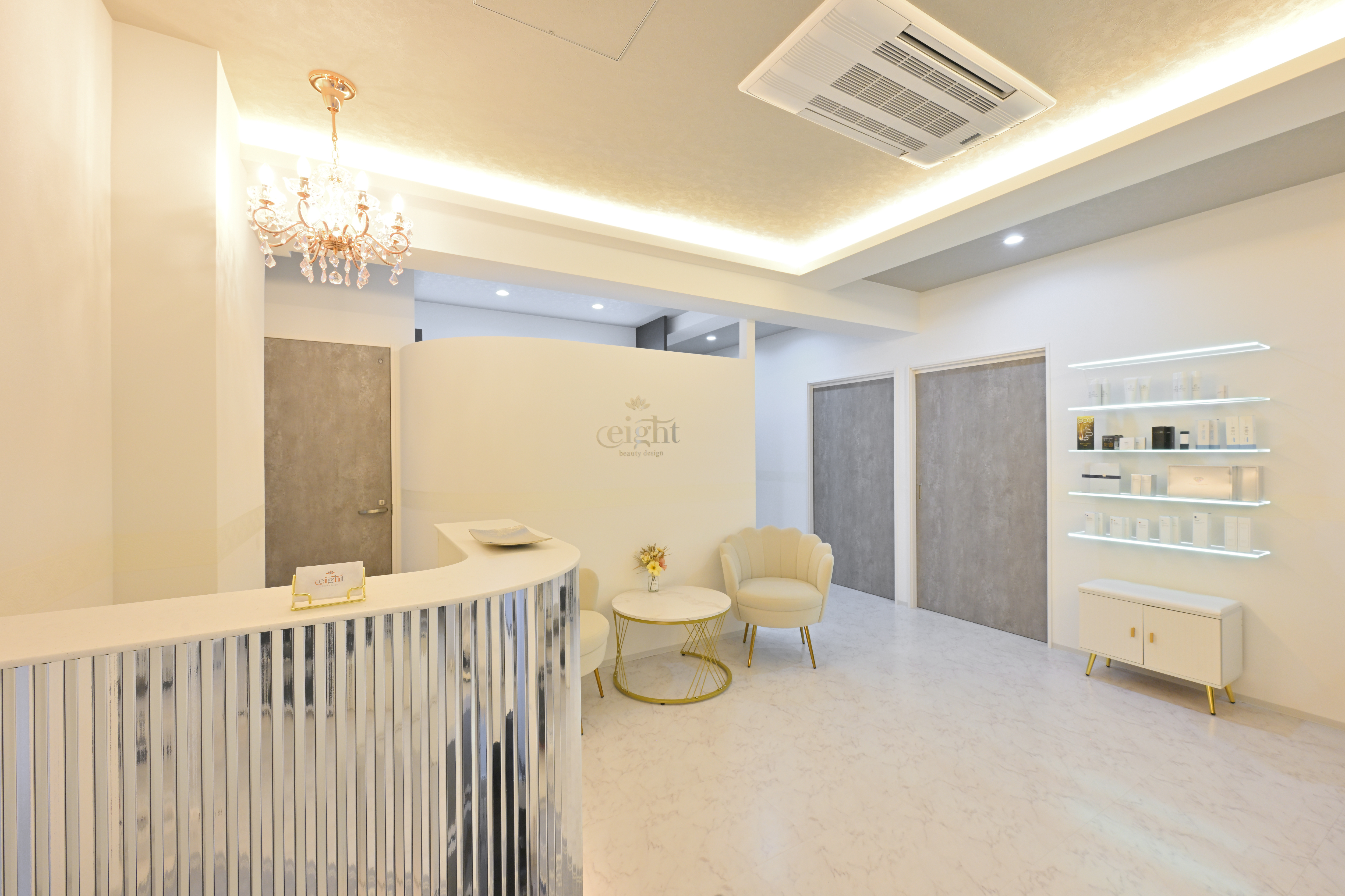 eight beauty design サロン内観